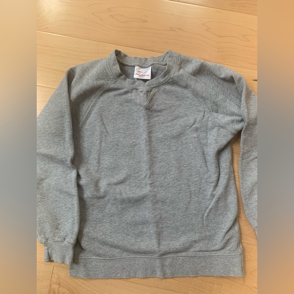 Hanna Andersson kid's Crewneck Sweatshirt - Heather Gray sz 140 or 10